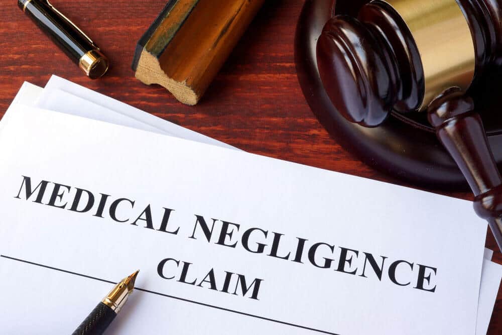 A medical negligence claim filed for medical malpractice in Florida