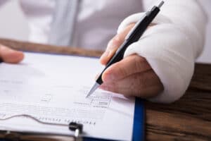 injured individual filing a claim for compensation